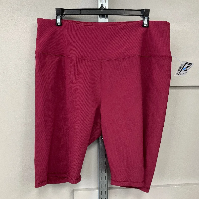 Modern and Trendy Men's Fashion ShortsAthletic Shorts By Calia In Maroon, Size: 1x