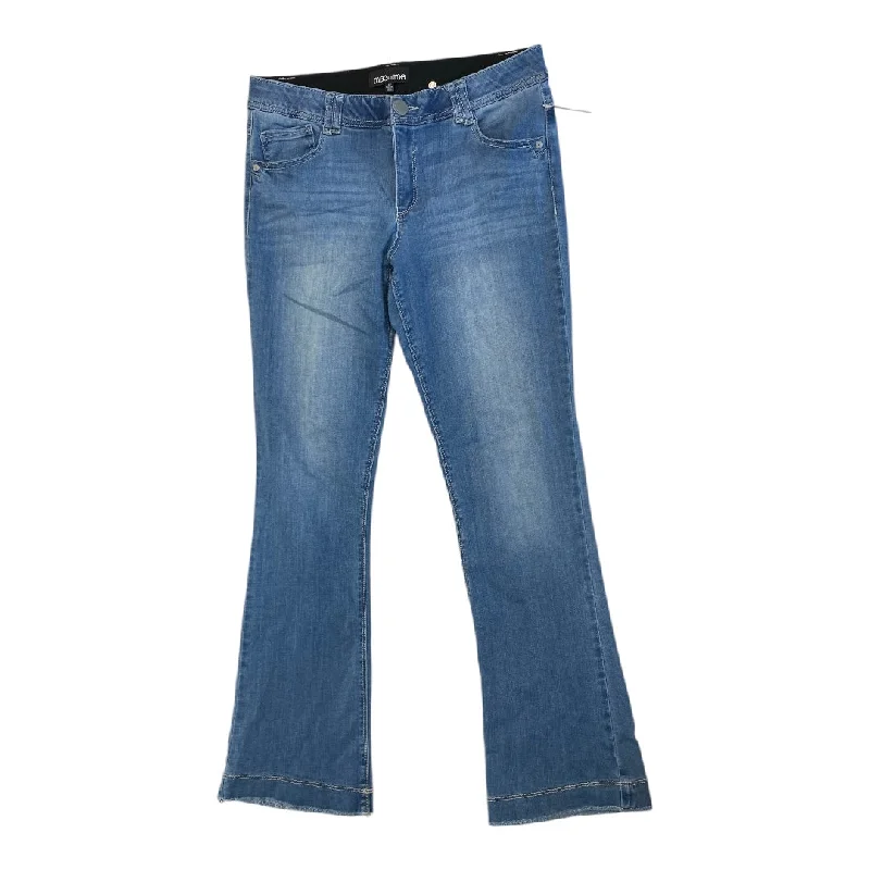 Casual Ripped Men's JeansJeans Flared By mac and me In Blue Denim, Size:12
