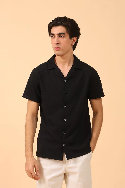 Men's Shirts with UV ProtectionRESORT COLLAR TEXTURED POLO