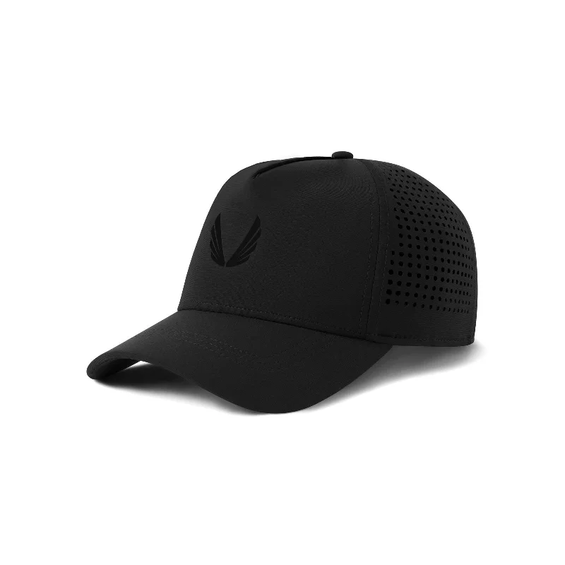 Waterproof Fishing Hats0817. Tetra-Lite® A-Frame Hat - Black/Black "Wings"