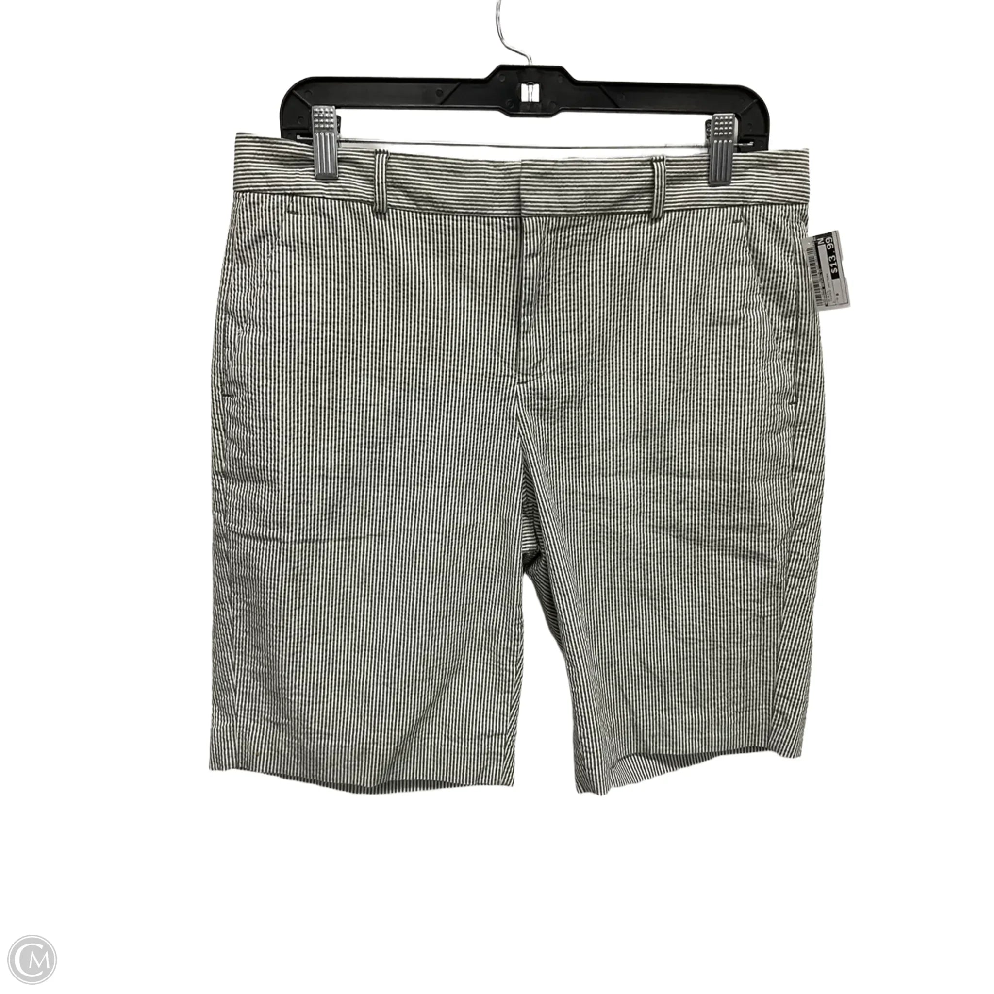 Breathable Men's Exercise ShortsShorts By Banana Republic In Striped Pattern, Size: 8