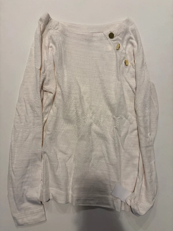 Weather-Ready Men's HoodiesSweatshirt Crewneck By Loft In Cream, Size: S