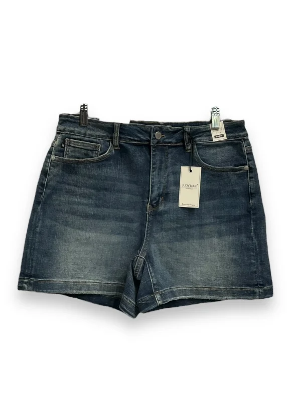 Skinny-Fit Men's Fashion and Casual ShortsShorts By Judy Blue In Blue, Size: 1x