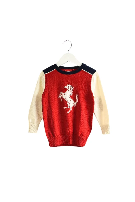 Men's Sweaters with Elastic CuffsFerrari Knit Sweater 2T