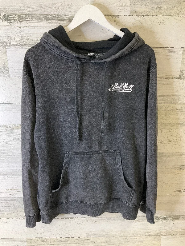 Casual Men's Zip-Up HoodiesSweatshirt Hoodie By Cmf In Grey, Size: Xl