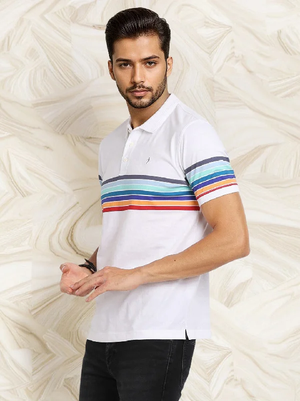 Men's Shirts for HuntingMen Striped Polo T-Shirt