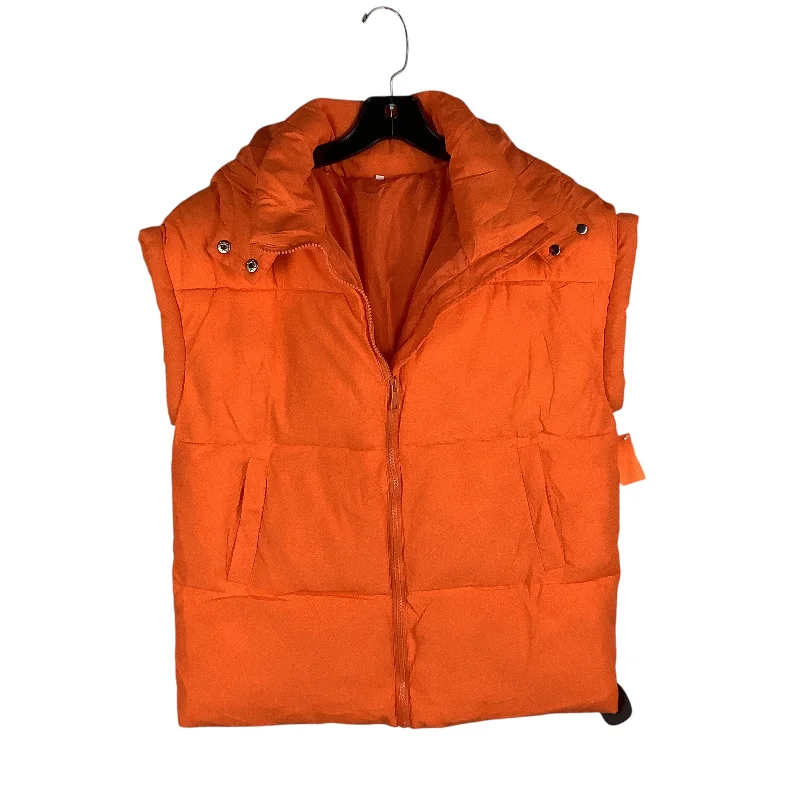 Men's Coats with Ripstop FabricVest Puffer & Quilted By Clothes Mentor In Orange, Size: M Men's Coats with Ripstop FabricVest Puffer & Quilted By Clothes Mentor In Orange, Size: M