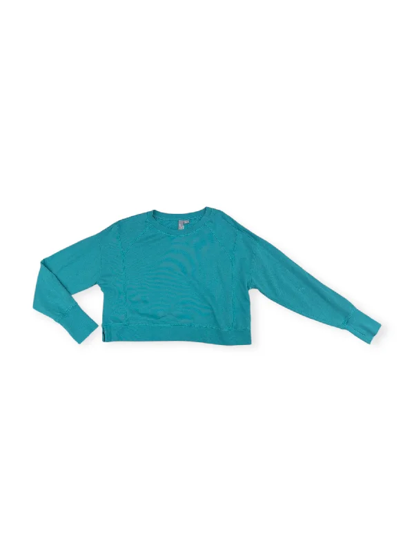 Men's Hoodies with Hidden Pockets for PhonesAthletic Sweatshirt Crewneck By Sweaty Betty In Teal, Size: 10 Men's Hoodies with Hidden Pockets for PhonesAthletic Sweatshirt Crewneck By Sweaty Betty In Teal, Size: 10