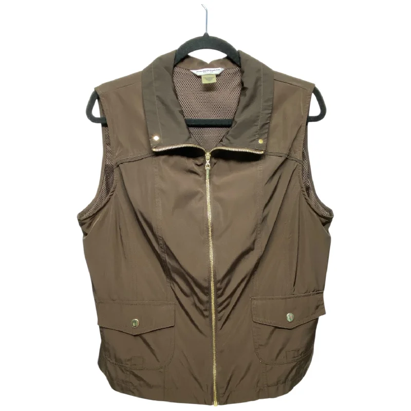 Men's Coats for Everyday WearVest Other By Allison Daley In Brown, Size: 12p