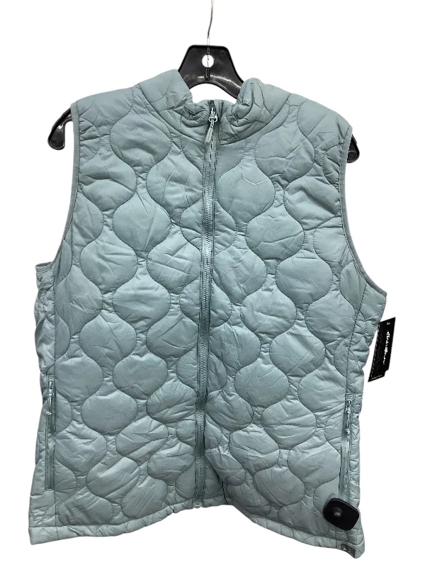 Men's Coats with Contrast StitchingVest Puffer & Quilted By Eddie Bauer In Green, Size: Xl Men's Coats with Contrast StitchingVest Puffer & Quilted By Eddie Bauer In Green, Size: Xl