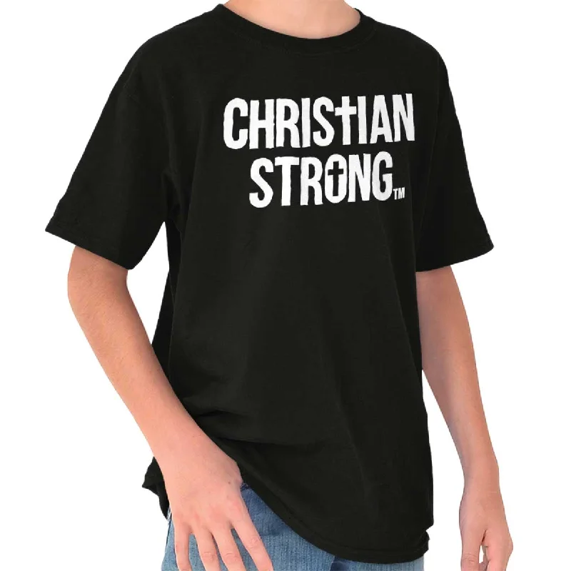 Men's Shirts with Bow TiesChristian Strong Logo Youth T-Shirt