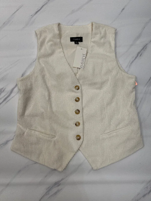Affordable Men's Winter CoatsVest Other By Evereve In Cream, Size: M