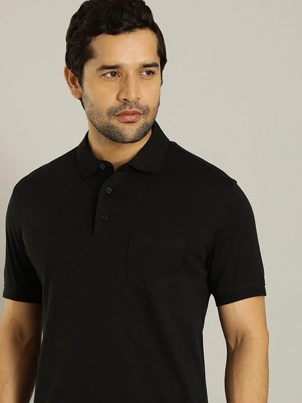 Versatile Men's Tank TopsMen Solid Polo T-Shirt