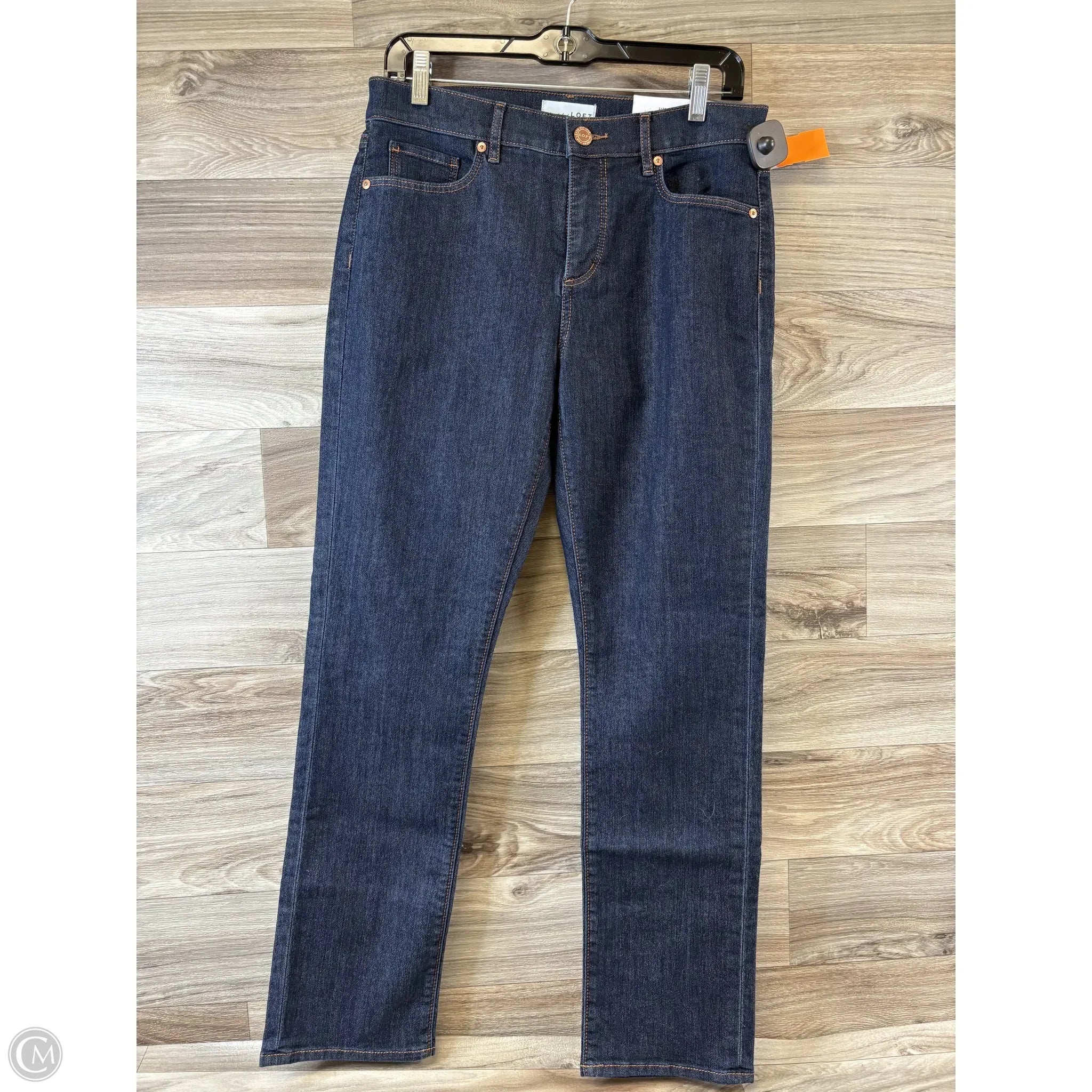 Men's Jeans Made from Recycled MaterialsJeans Straight By Loft In Blue Denim, Size: 8