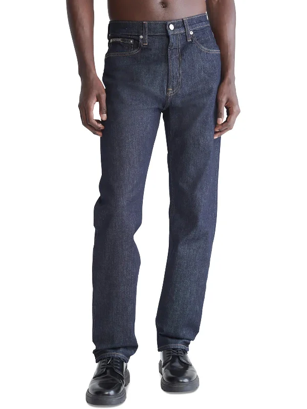Trendy Men's JeansMens Denim Straight Leg Jeans