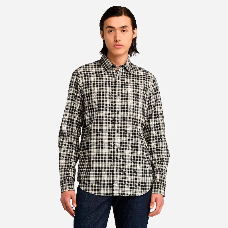 Men's Patterned Dress Casual Shirts for Smart-Casual EventsMen's Herringbone Flannel Plaid Shirt Men's Patterned Dress Casual Shirts for Smart-Casual EventsMen's Herringbone Flannel Plaid Shirt
