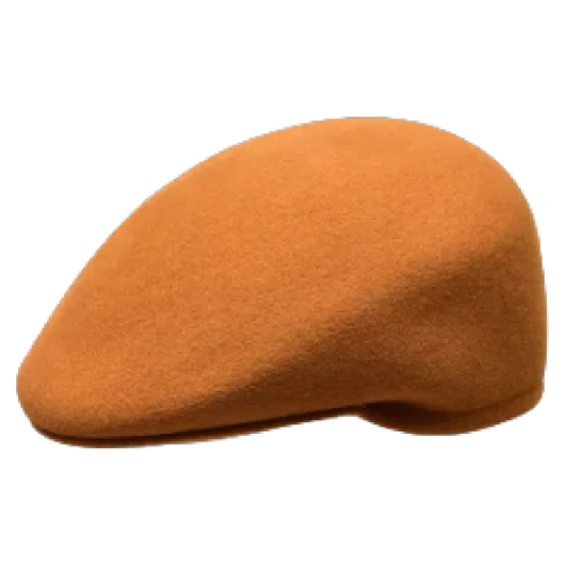 Formal Derby CapsBruno Capelo Cognac Men's Cognac Wool Cap 100% Wool