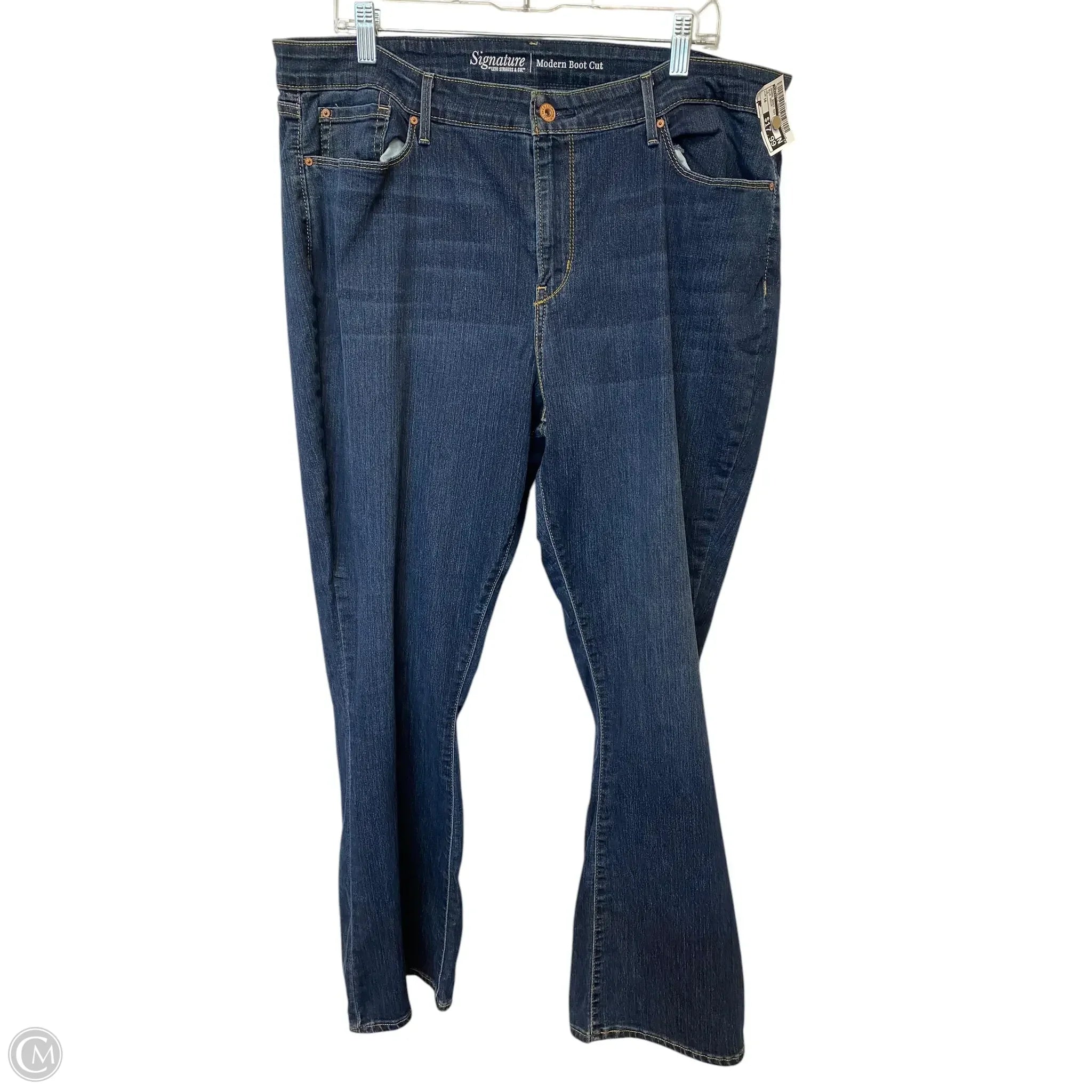 Everyday Men's JeansJeans Boot Cut By Levis In Blue Denim, Size: 16