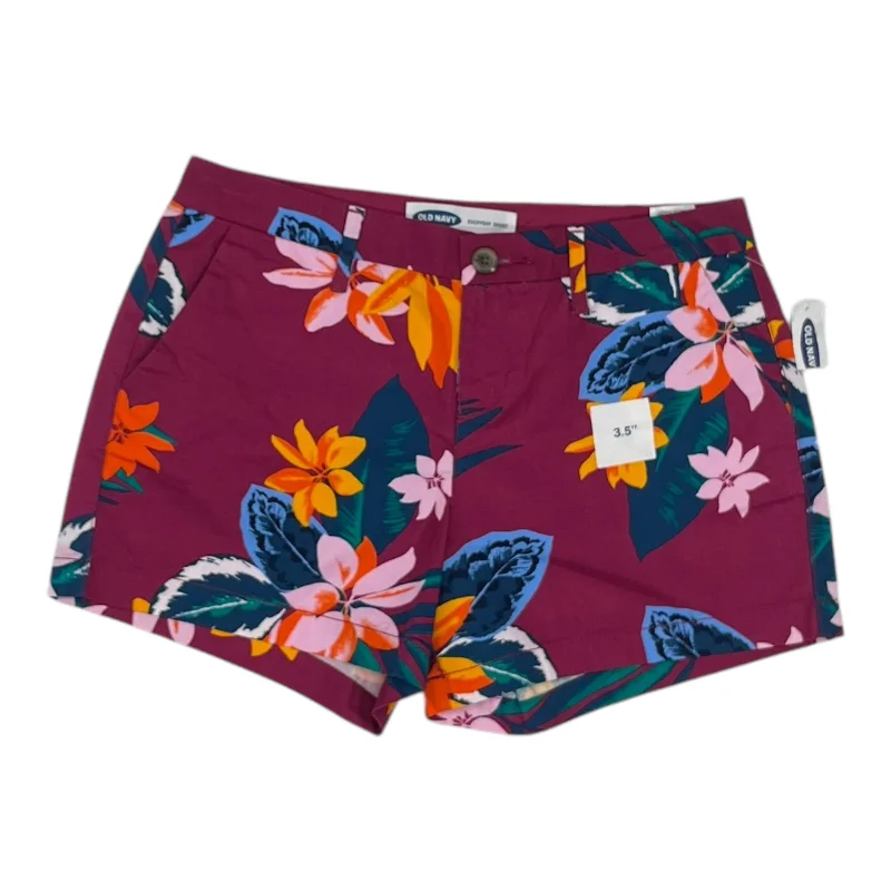 Men's Active Short Pants with PocketsShorts By Old Navy In Purple, Size:2