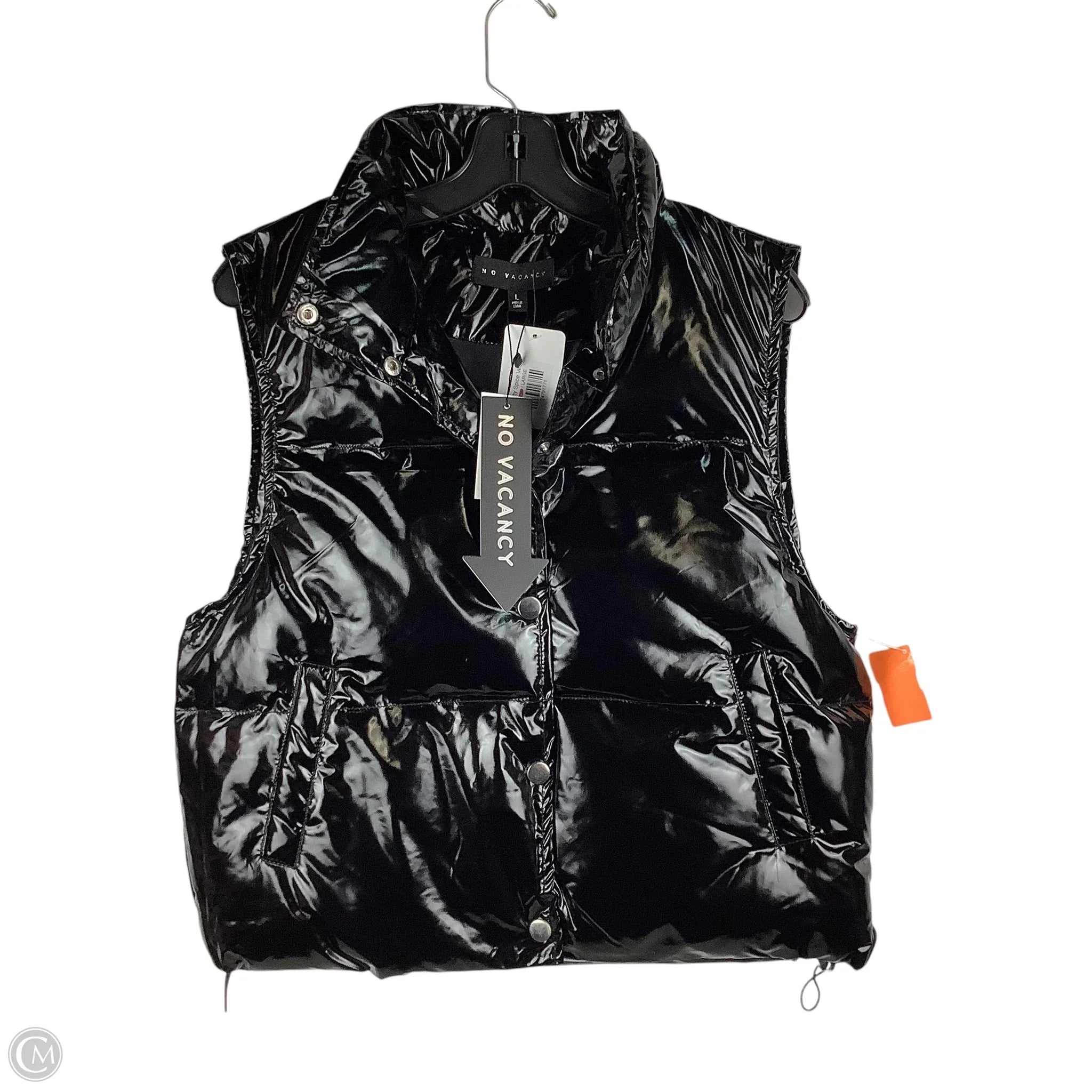 Men's Coats with Hand WarmersVest Puffer & Quilted By Clothes Mentor In Black, Size: L Men's Coats with Hand WarmersVest Puffer & Quilted By Clothes Mentor In Black, Size: L
