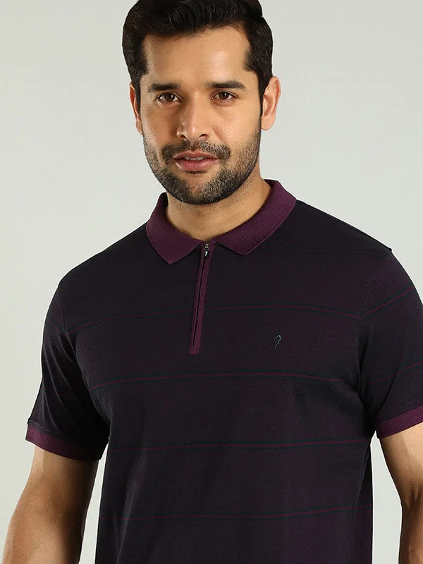 Men's Shirts for HikingMen Striped Polo T-Shirt