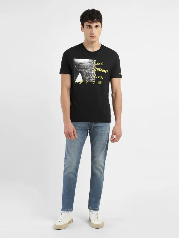 Men's Shirts for Beach OutingsMen's Graphic Crew Neck T-shirt