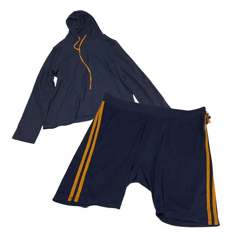 Performance Men's Athletic ShortsAthletic Shorts 2pc By Feathers In Navy, Size: 2x