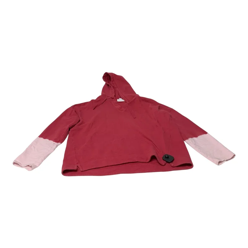Men's Hoodies with Breathable FabricSweatshirt Hoodie By J. Jill In Pink, Size: Mp