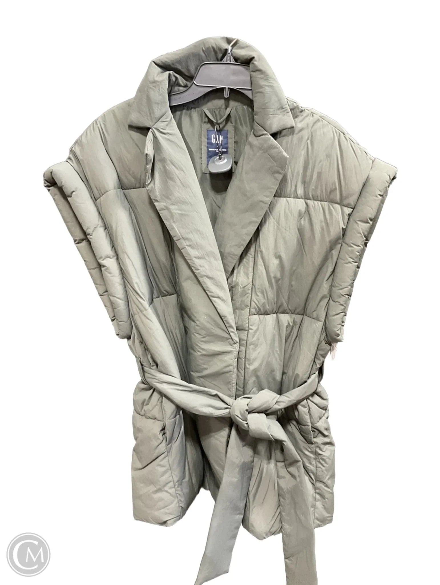Classic Men's Trench CoatsVest Puffer & Quilted By Gap In Green, Size: L