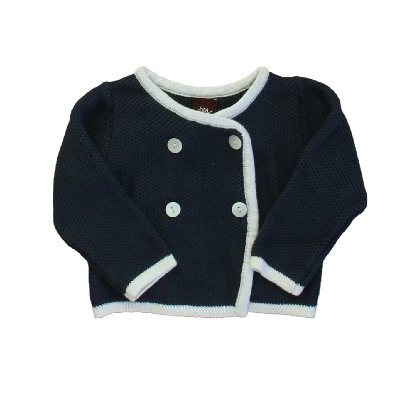 Layered Men's Vest SweatersTea Girls Navy | White Cardigan
