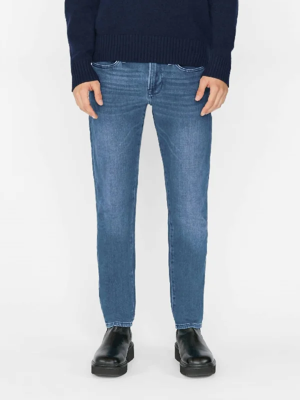 Light Wash Men's JeansL'homme Slim Twill Jean In Bradbury