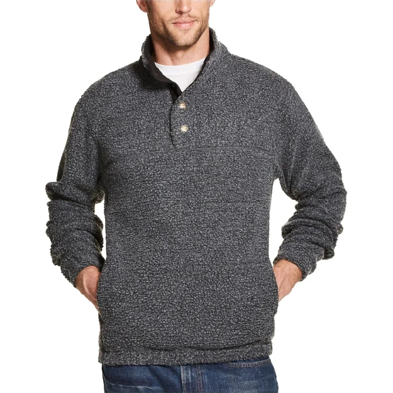 Men's Sweaters in Metallic ColorsWeatherproof Mens Half Snap Pullover Sweater