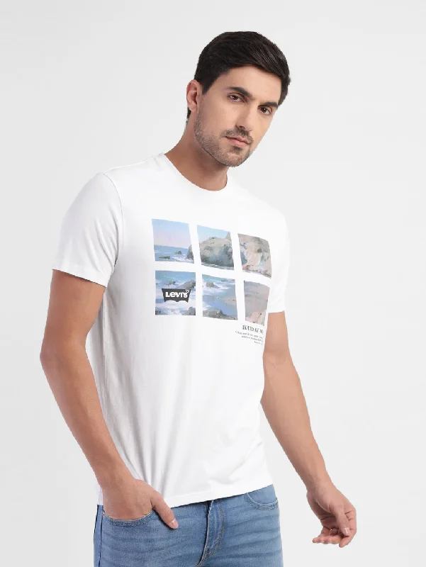 Men's Shirts with Button-Down CollarsMen's Graphic Slim Fit T-shirt