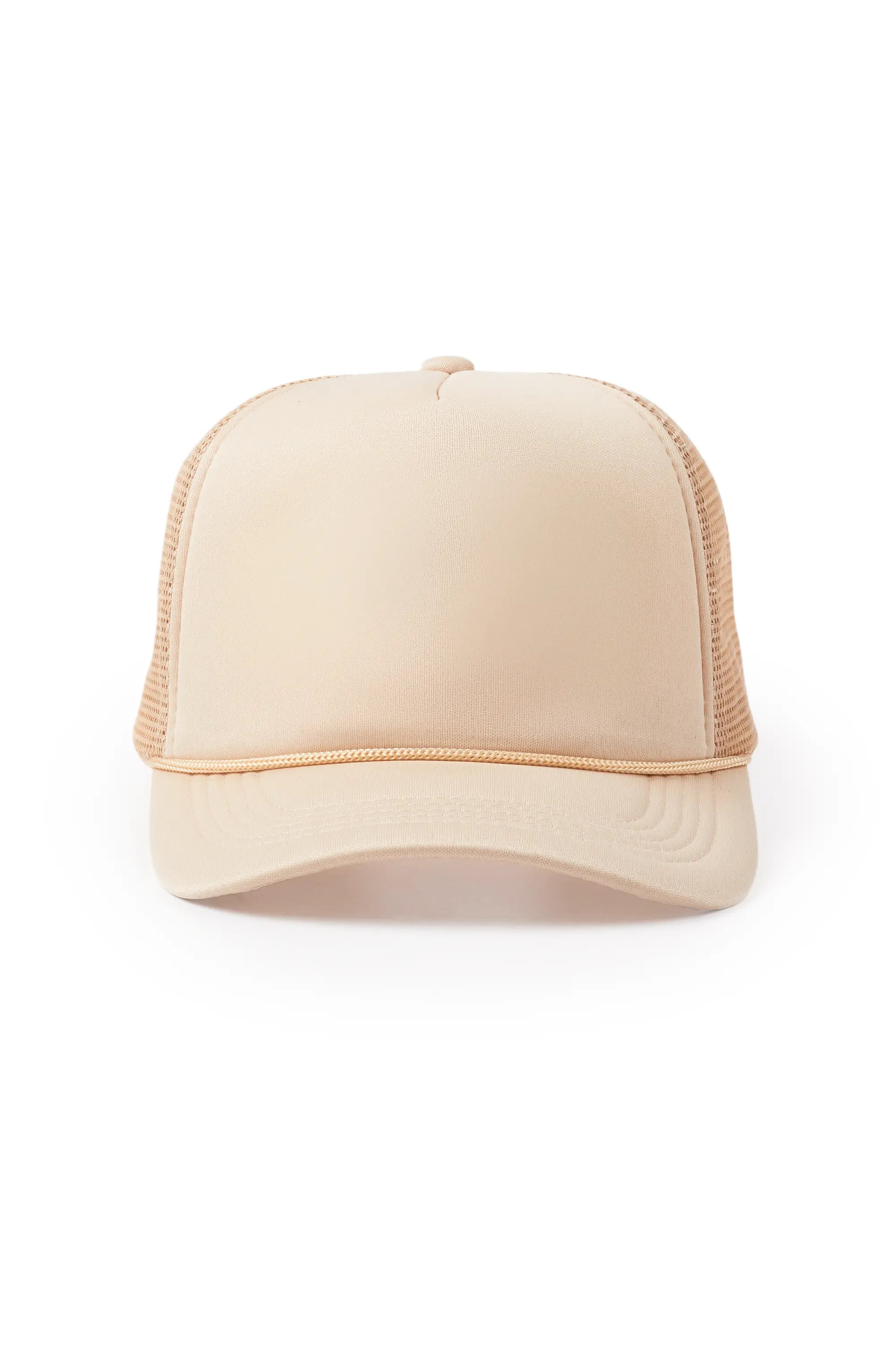 Retro Baseball CapsMens Khaki Basic Trucker Hat