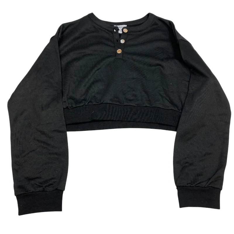 Men's Hoodies for Tall MenSweatshirt Crewneck By Princess Polly In Black, Size: M