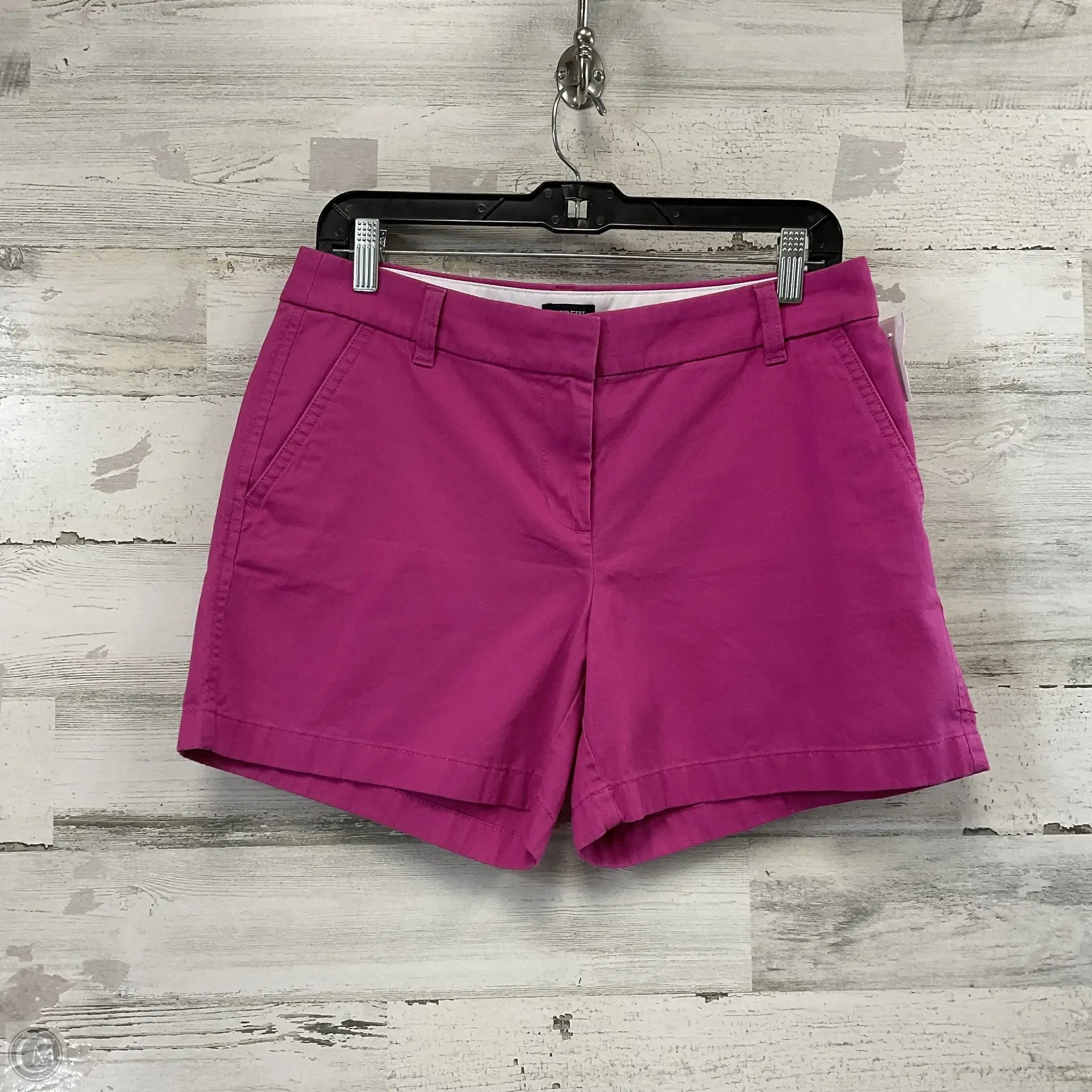 Warm-Weather Men's Linen and Cotton Casual ShortsShorts By J. Crew In Pink, Size: 6