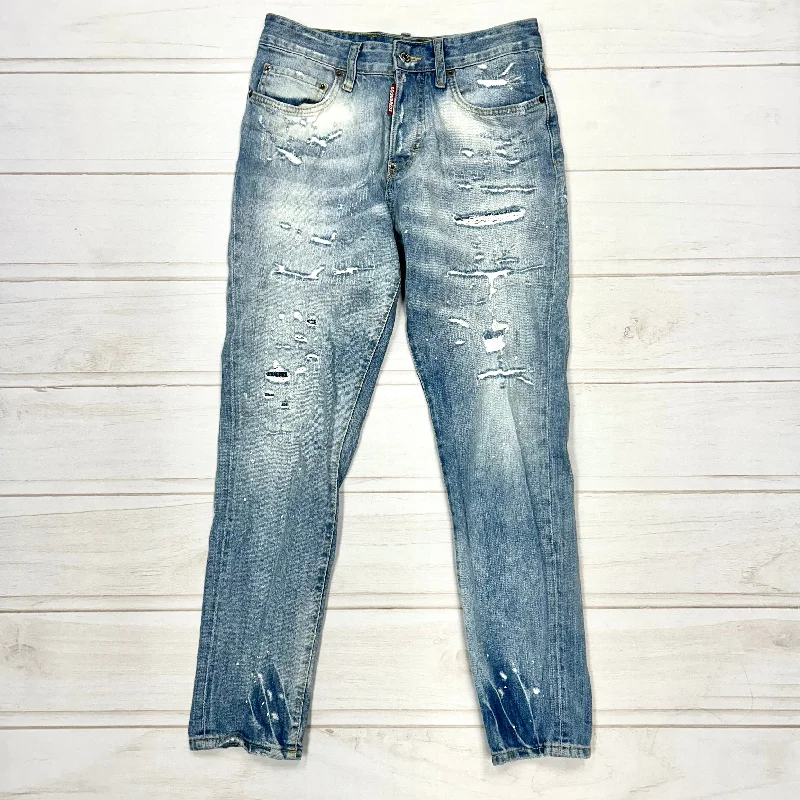 Men's Jeans with a Destroyed LookJeans Designer By Dsquared2 Size: 10