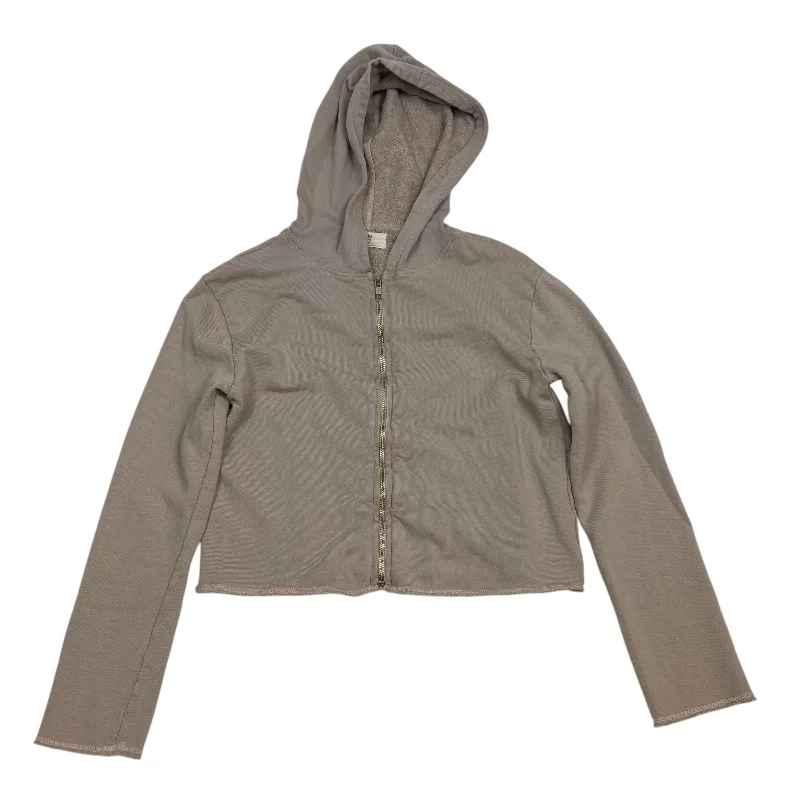 Practical Men's Water-Resistant HoodiesSweatshirt Hoodie By T.la In Tan, Size: Xsp
