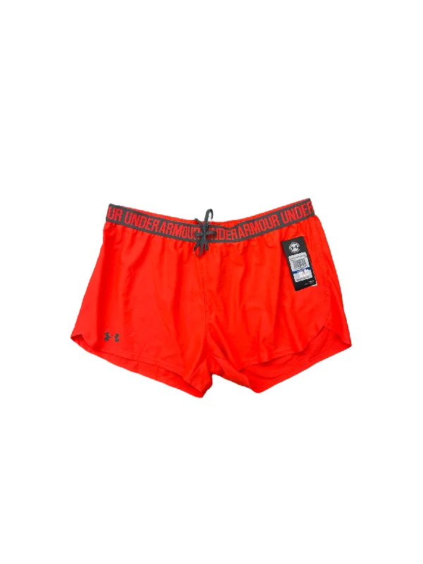 Wide-Leg and Flowy Men's Casual ShortsAthletic Shorts By Under Armour In Orange, Size: Xl Wide-Leg and Flowy Men's Casual ShortsAthletic Shorts By Under Armour In Orange, Size: Xl