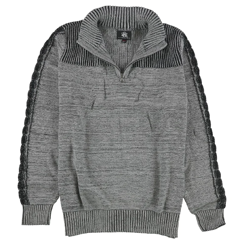 Comfortable Men's Cotton SweatersRock & Republic Mens Marbled Mock-Neck Pullover Sweater Comfortable Men's Cotton SweatersRock & Republic Mens Marbled Mock-Neck Pullover Sweater