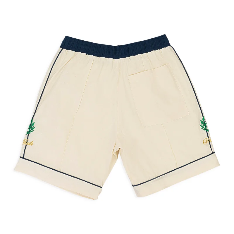 Men's Tailored Dress Shorts for Formal EventsPJ CREAM/NAVY SHORTS