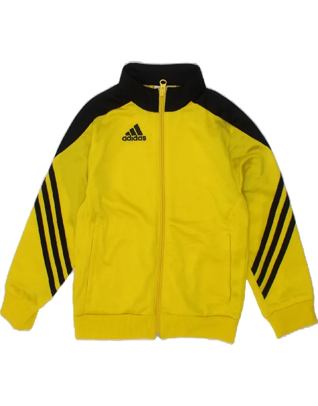 Versatile Men's Pea CoatsADIDAS Boys Tracksuit Top Jacket 5-6 Years XS Yellow Colourblock Polyester Versatile Men's Pea CoatsADIDAS Boys Tracksuit Top Jacket 5-6 Years XS Yellow Colourblock Polyester