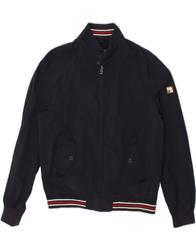 Men's Coats with Tactical FeaturesAMERICANINO Mens Bomber Jacket UK 38 Medium Navy Blue Polyester Men's Coats with Tactical FeaturesAMERICANINO Mens Bomber Jacket UK 38 Medium Navy Blue Polyester