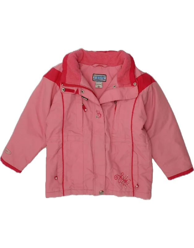 Men's Coats for SnowshoeingBRUGI Girls Windbreaker Jacket 3-4 Years Pink Colourblock Polyamide Men's Coats for SnowshoeingBRUGI Girls Windbreaker Jacket 3-4 Years Pink Colourblock Polyamide