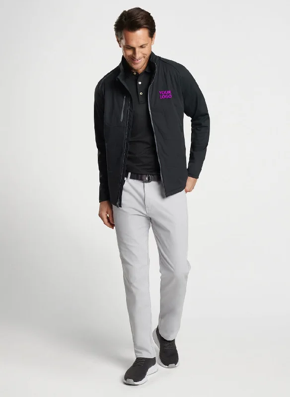 Men's Coats for Snowy WeatherPeter Millar Merge Hybrid Custom Jackets, Black