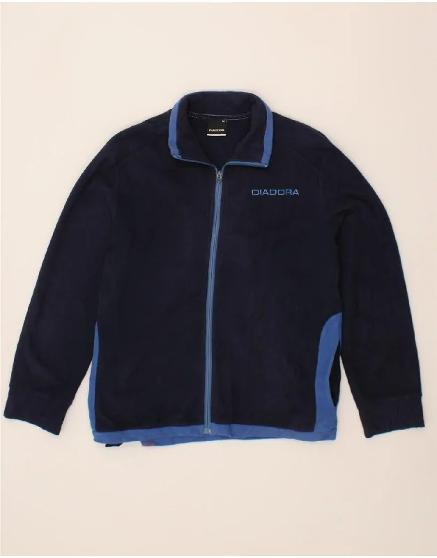 Men's Coats for Winter CampingDIADORA Mens Fleece Jacket UK 38 Medium Navy Blue Colourblock Polyester Men's Coats for Winter CampingDIADORA Mens Fleece Jacket UK 38 Medium Navy Blue Colourblock Polyester