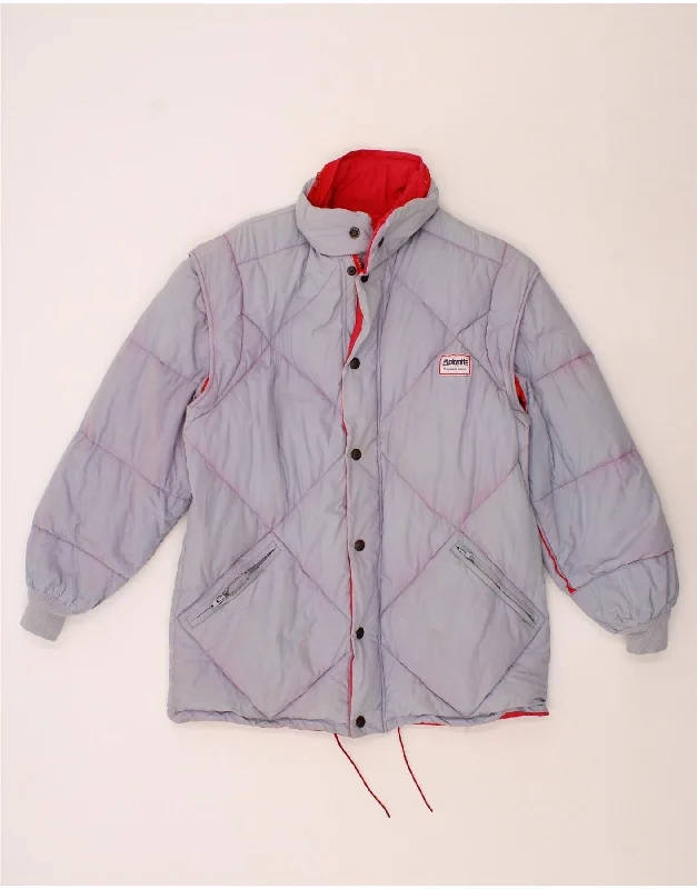 Men's Coats with Slim FitsDOLOMITE Mens Reversible Padded Jacket UK 38 Medium Blue