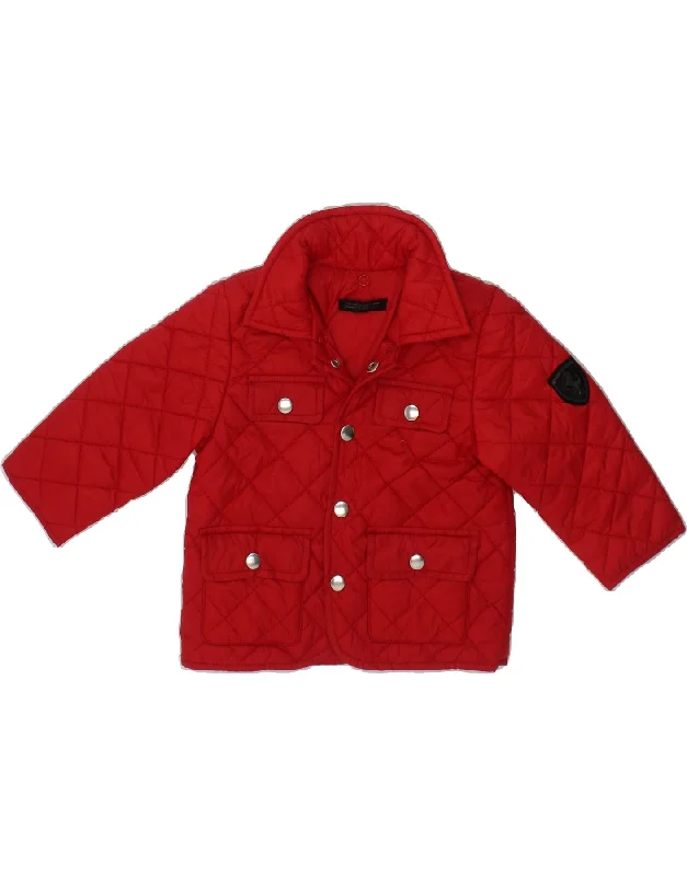 High-Quality Men's Duffle CoatsFERRARI Baby Boys Quilted Jacket 3-6 Months Red Polyamide High-Quality Men's Duffle CoatsFERRARI Baby Boys Quilted Jacket 3-6 Months Red Polyamide