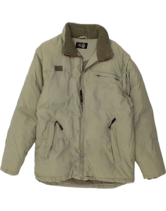 Cool Men's Pea CoatsFILA Mens Padded Jacket UK 40 Large Grey