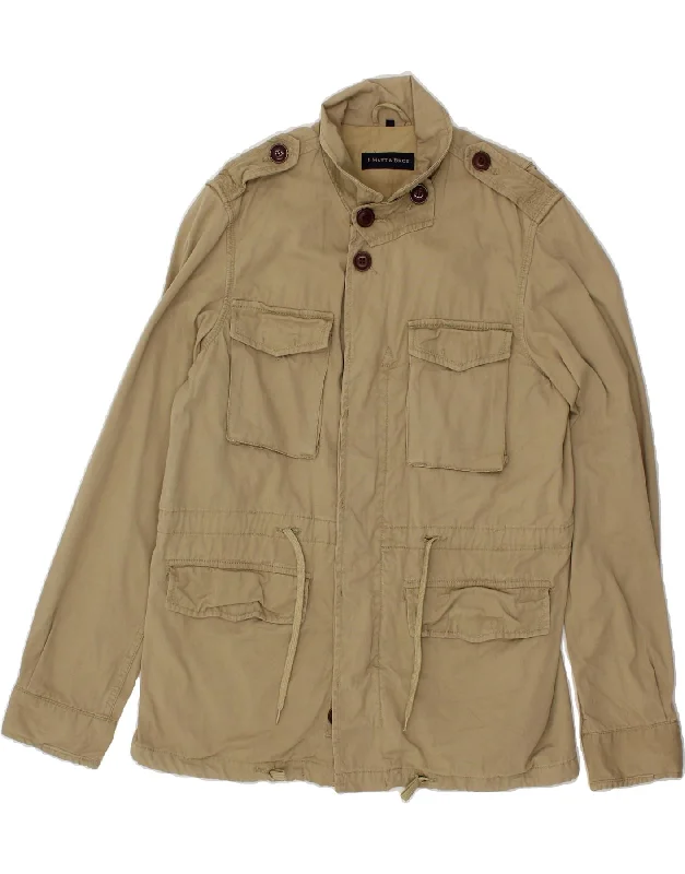 Comfortable Men's ParkasJ. HART & BROS Mens Military Jacket UK 40 Large Beige Cotton Comfortable Men's ParkasJ. HART & BROS Mens Military Jacket UK 40 Large Beige Cotton